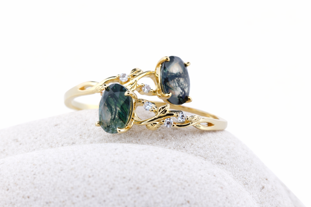 Sylva moissanit ring