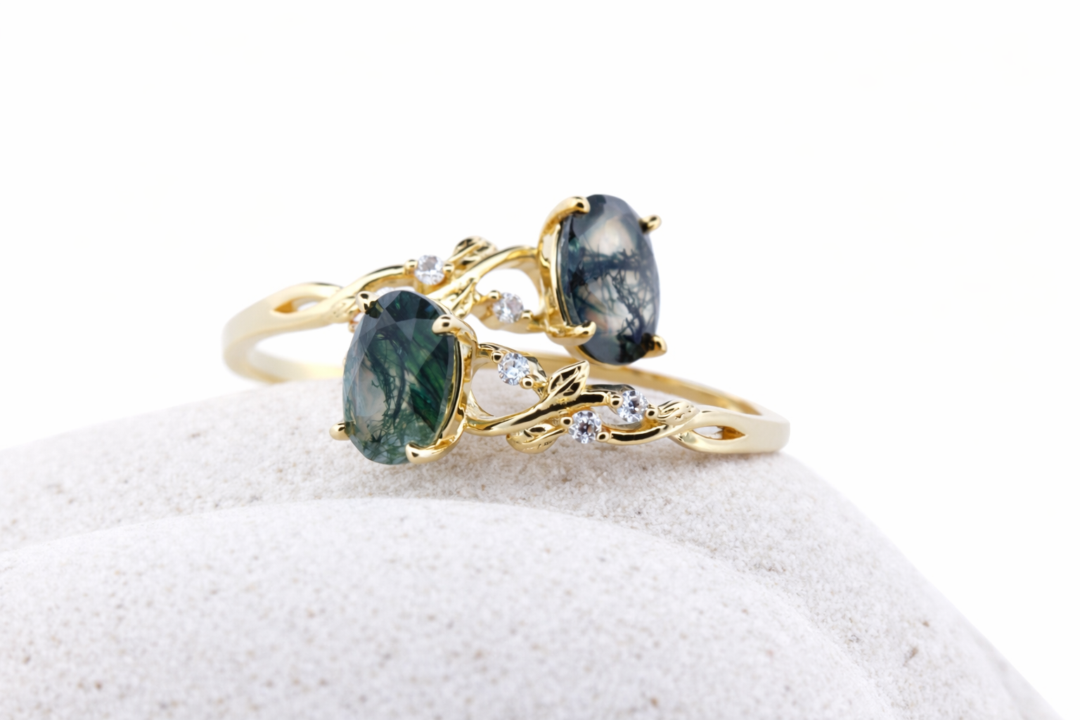 Sylva moissanit ring