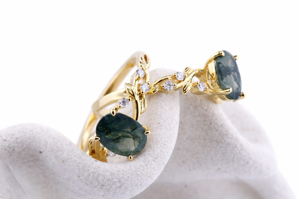 Sylva moissanit ring