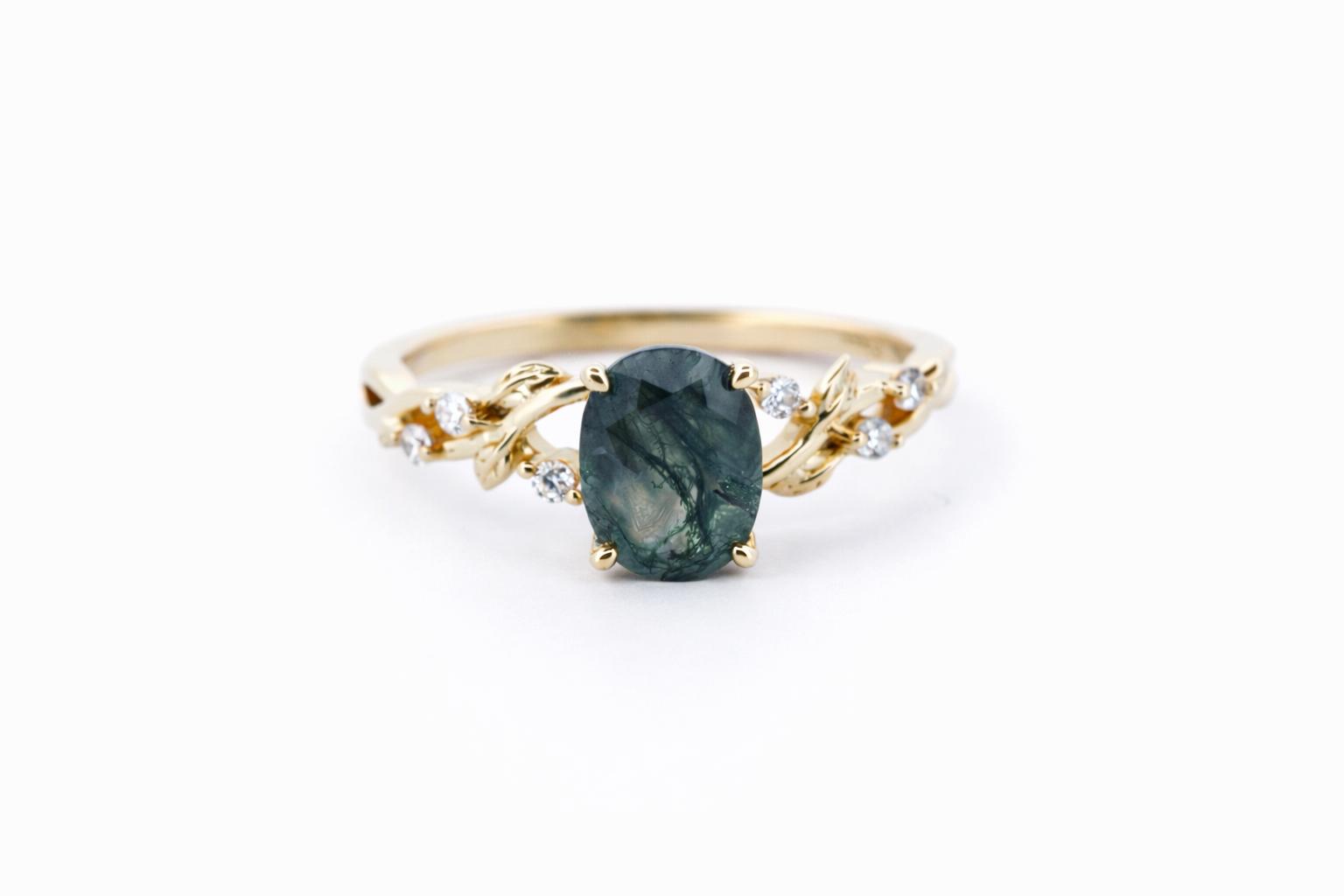 Sylva moissanit ring