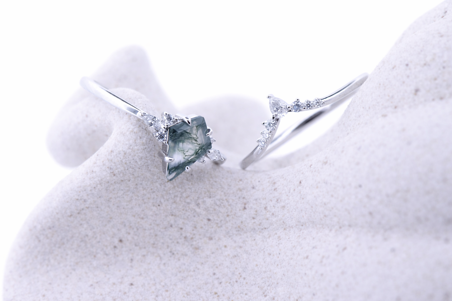 Astra moissanit ring