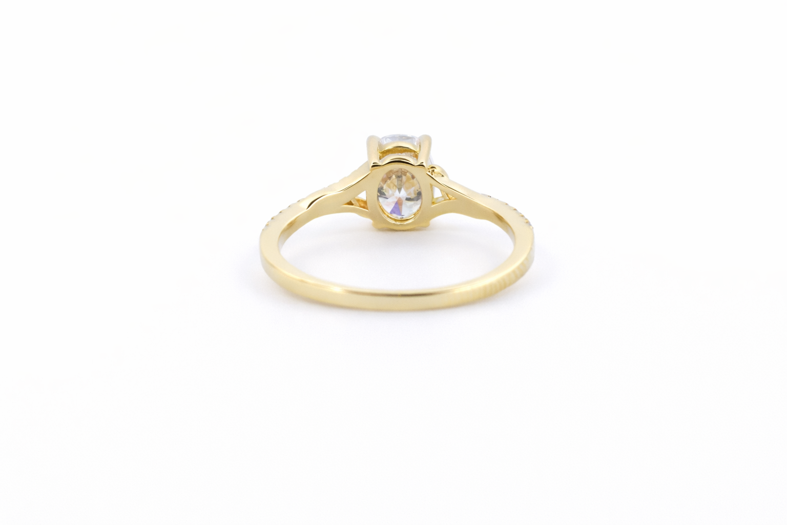 Virelle moissanit ring