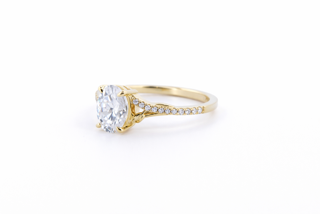 Virelle moissanit ring