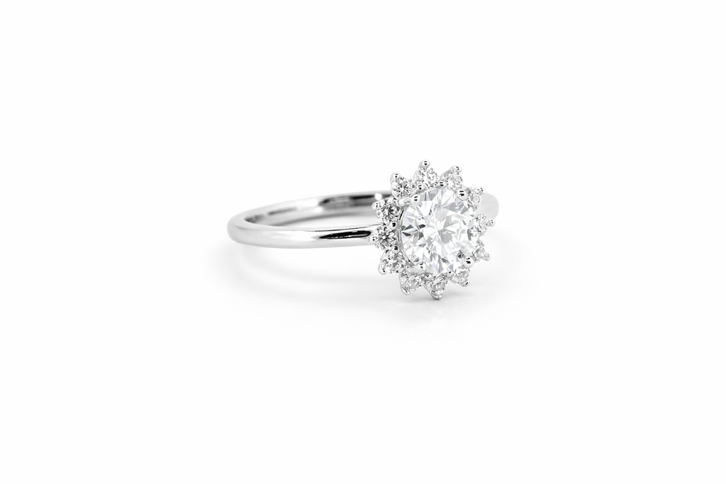 Elowen moissanit ring