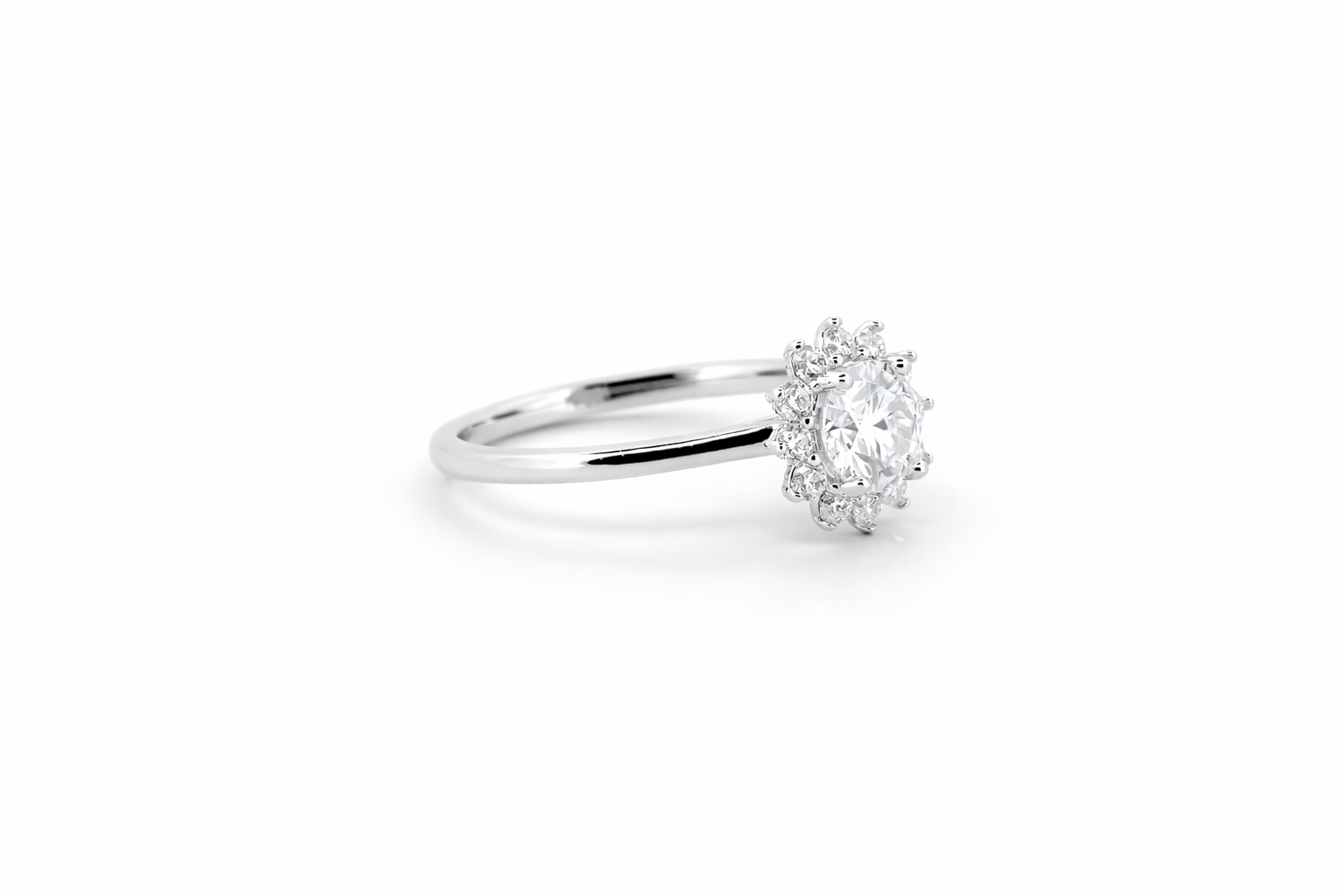 Elowen moissanit ring