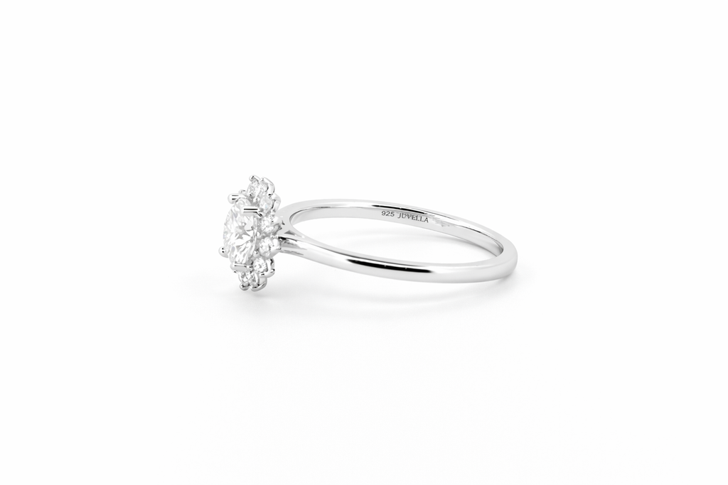 Elowen moissanit ring