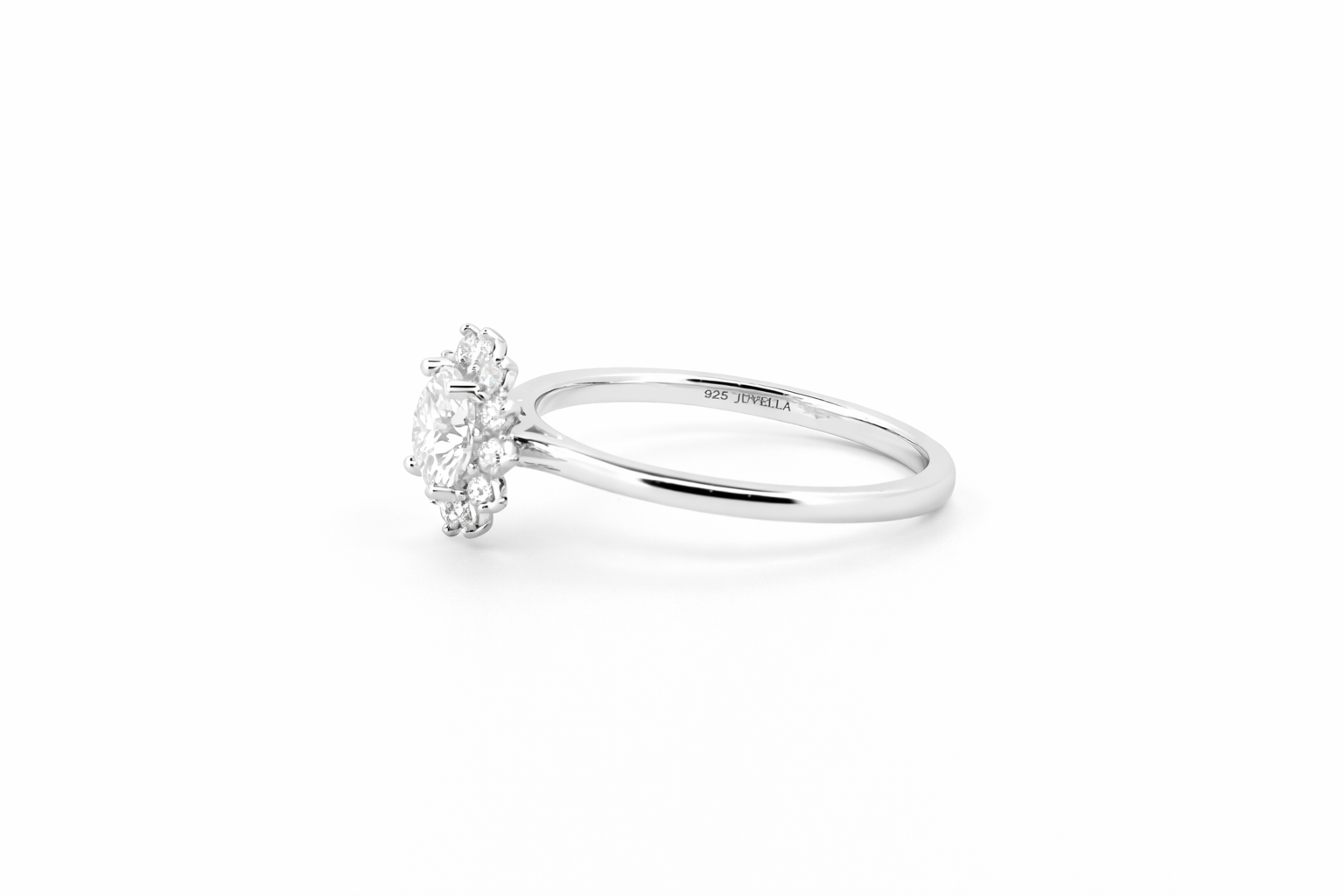 Elowen moissanit ring