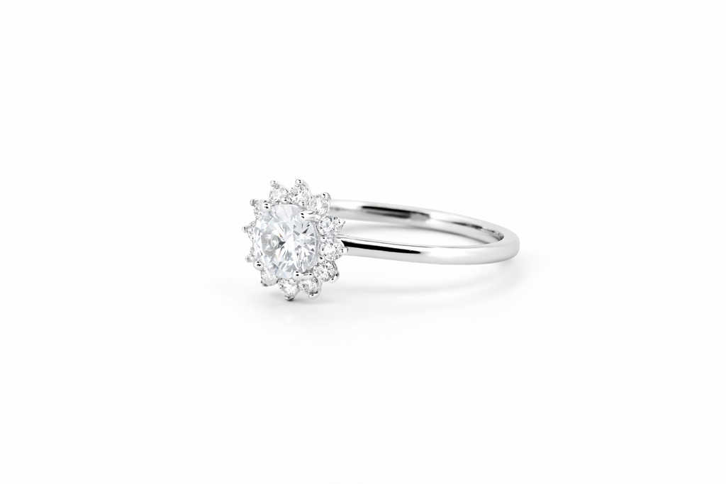Elowen moissanit ring