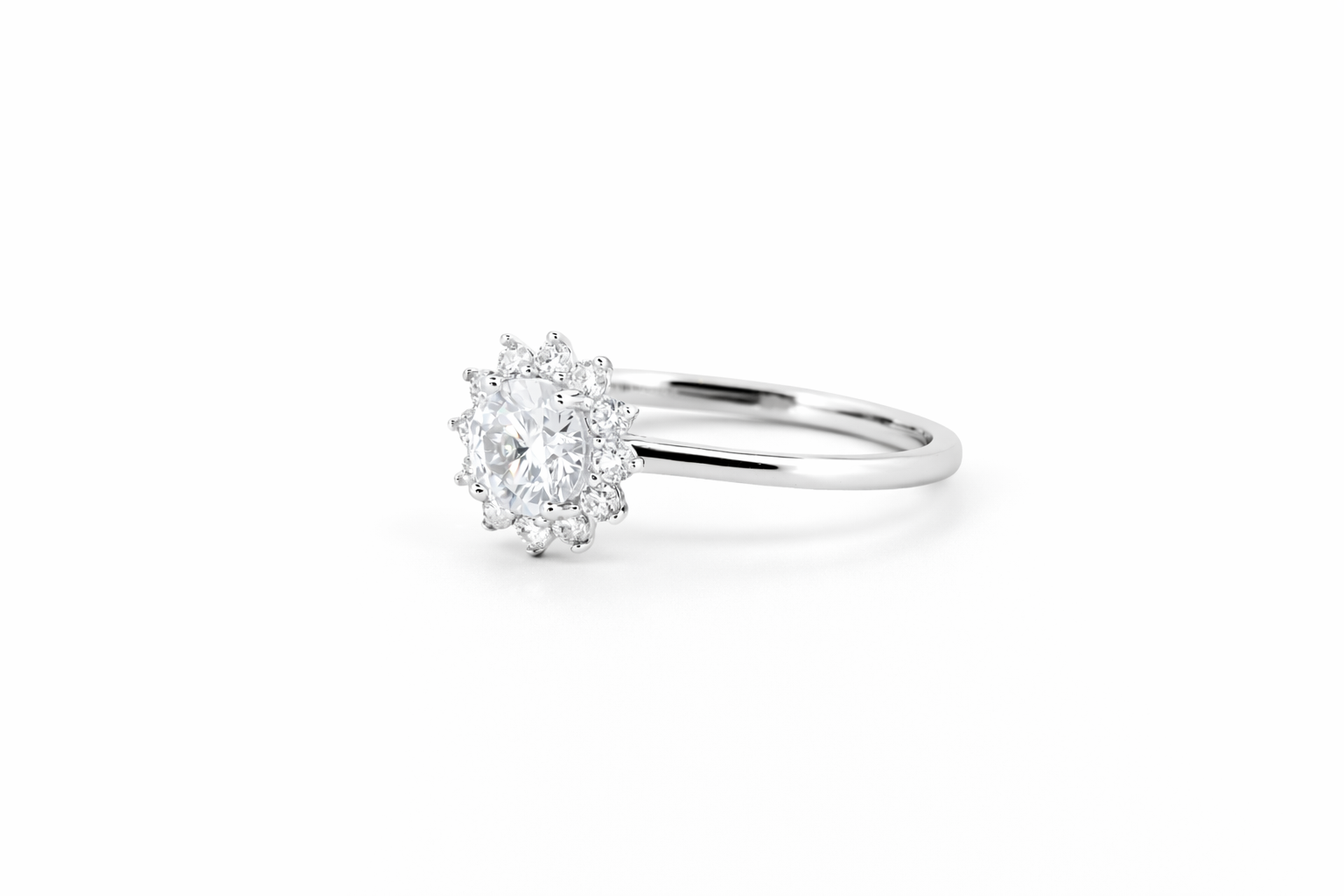 Elowen moissanit ring
