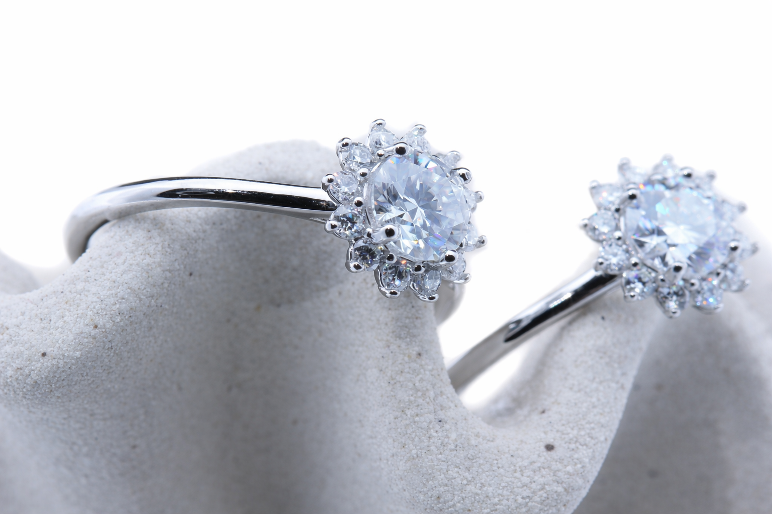 Elowen moissanit ring