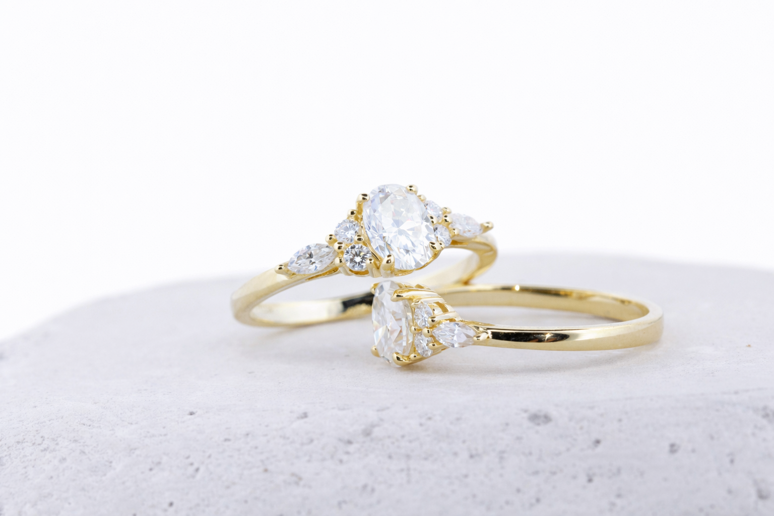 Klara moissanit ring