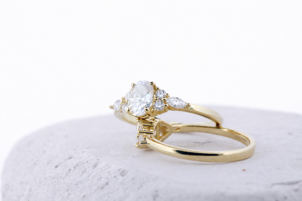 Klara moissanit ring