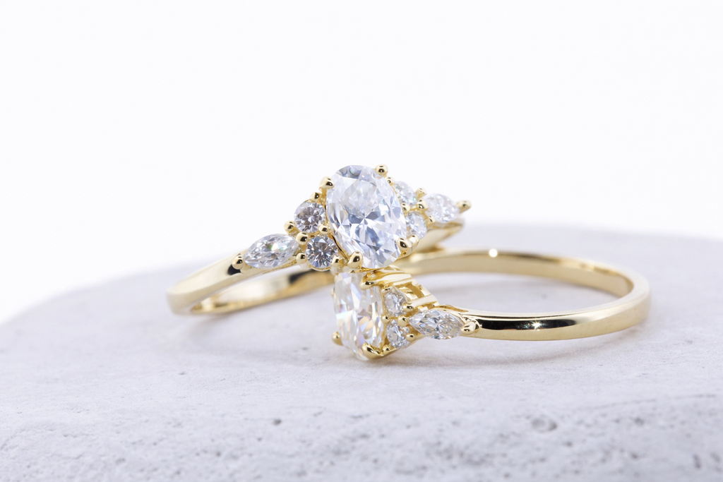 Klara moissanit ring