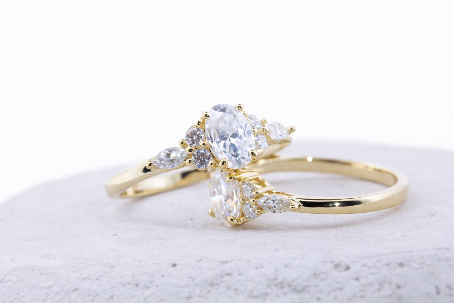 Klara moissanit ring