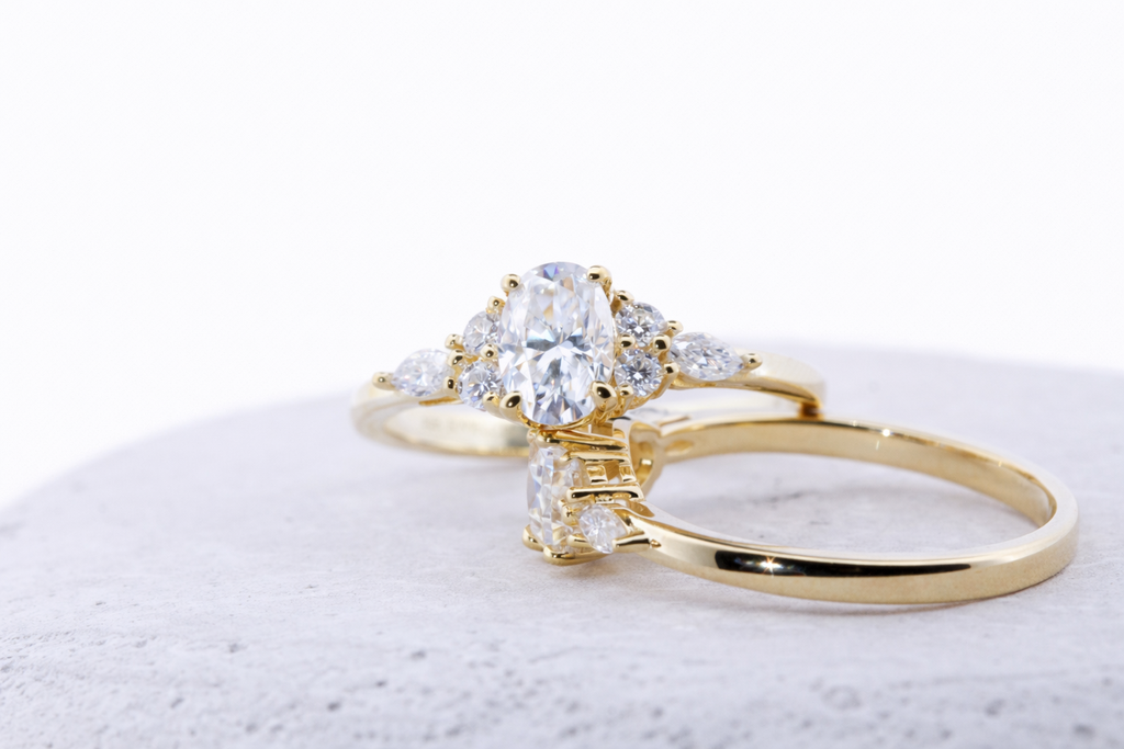 Klara moissanit ring