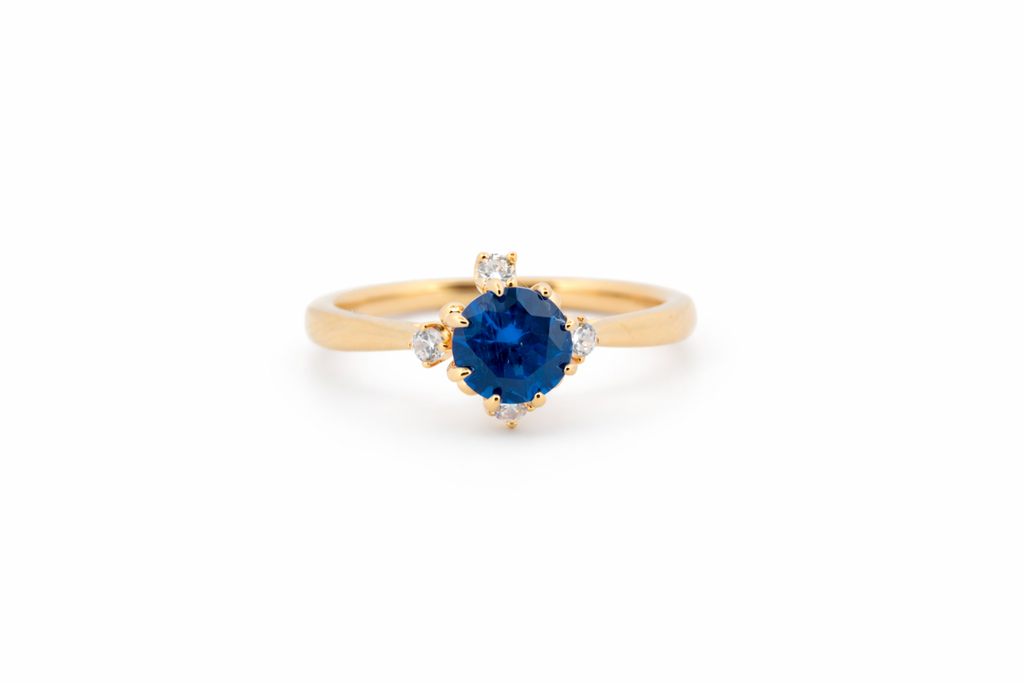 Azure Crystal ring