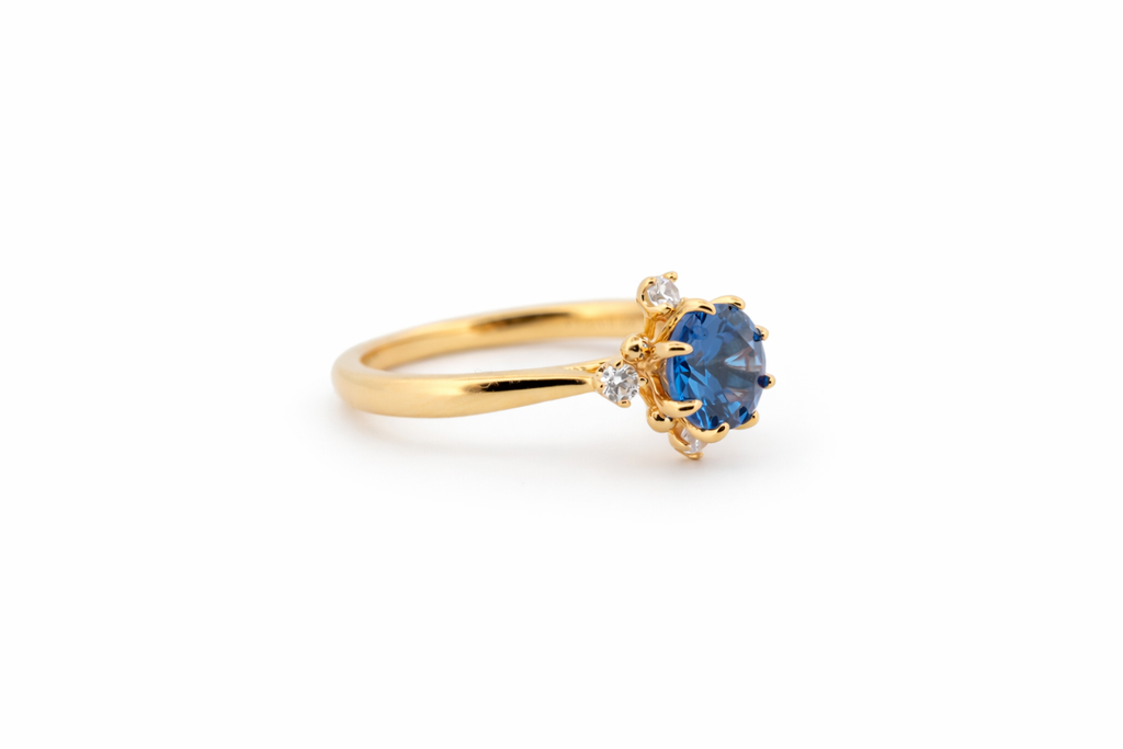 Azure Crystal ring