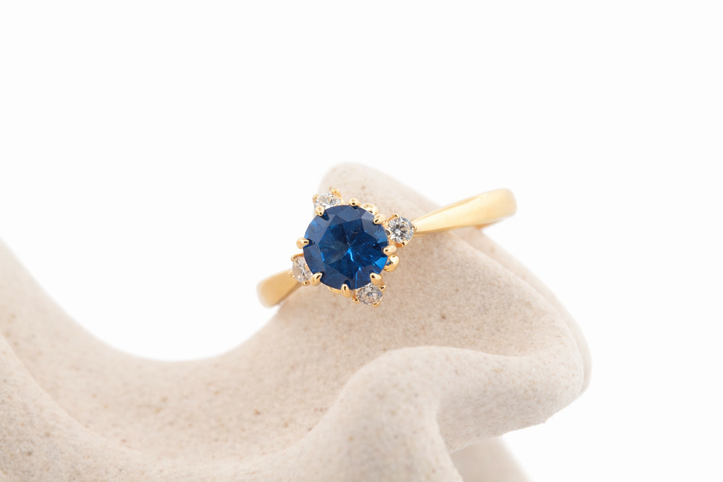 Azure Crystal ring