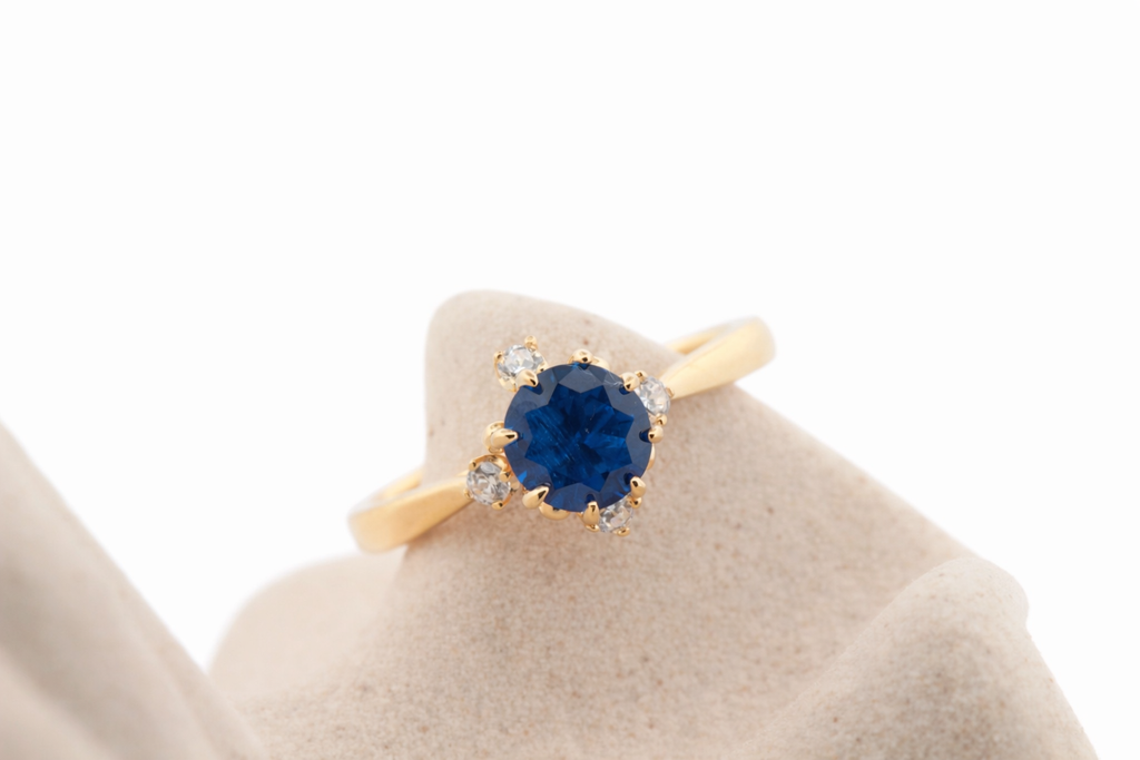 Azure Crystal ring