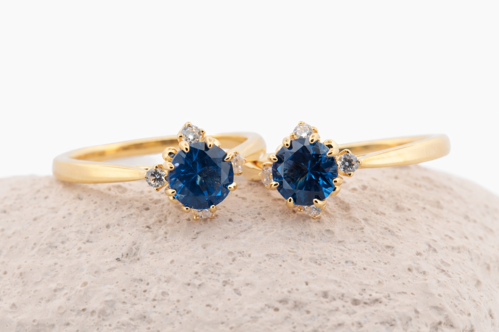 Azure Crystal ring