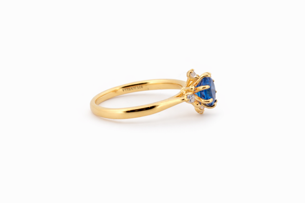 Azure Crystal ring