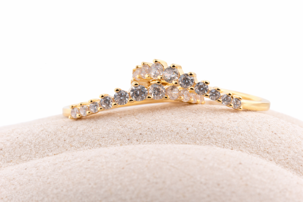 Celestine Crystal ring