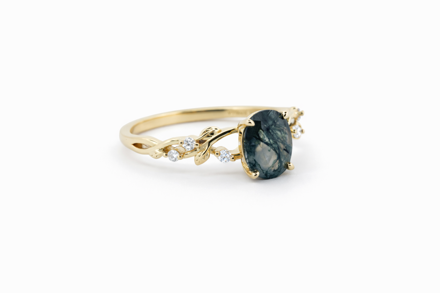 Sylva moissanit ring