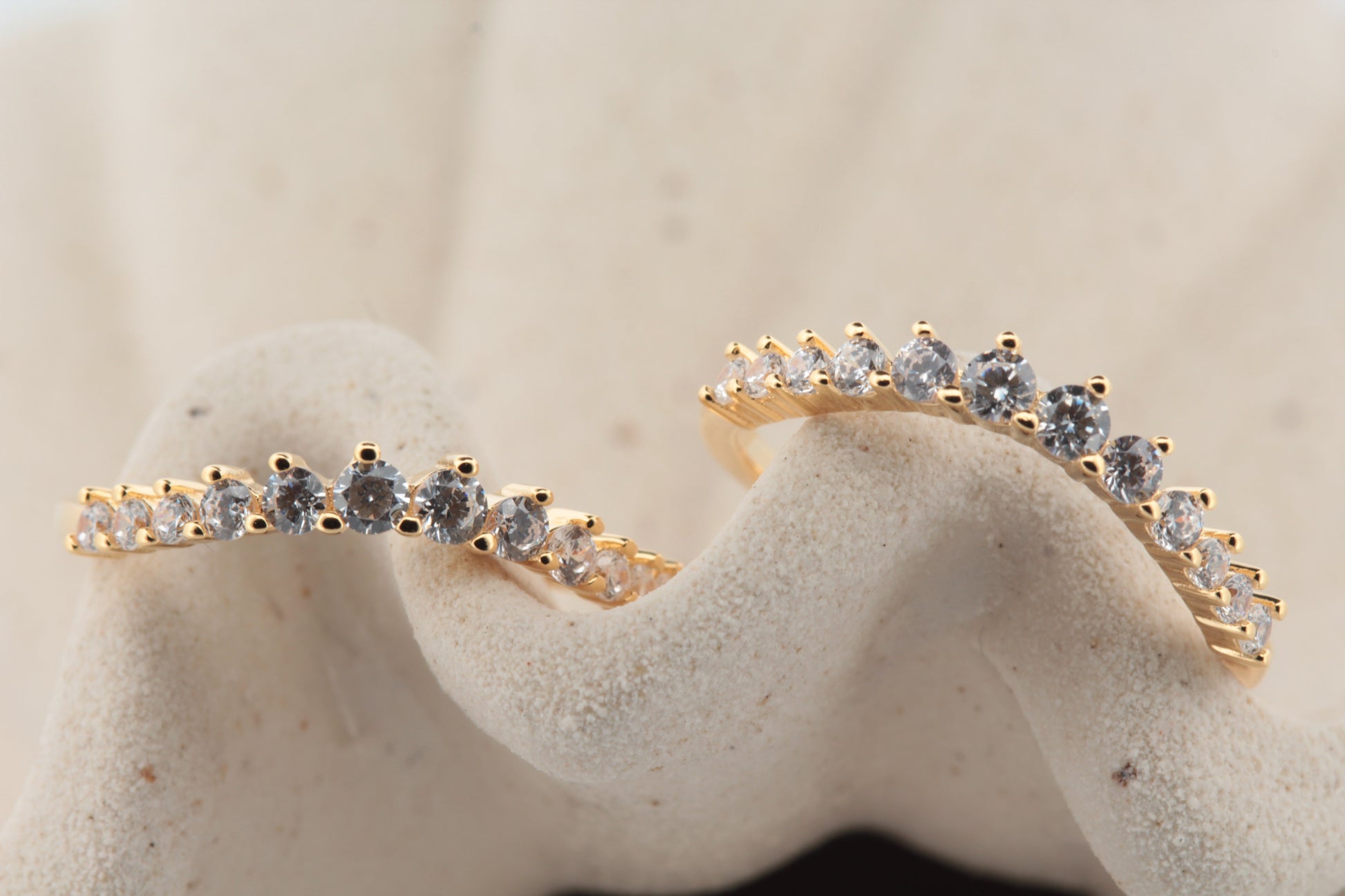 Celestine Crystal ring