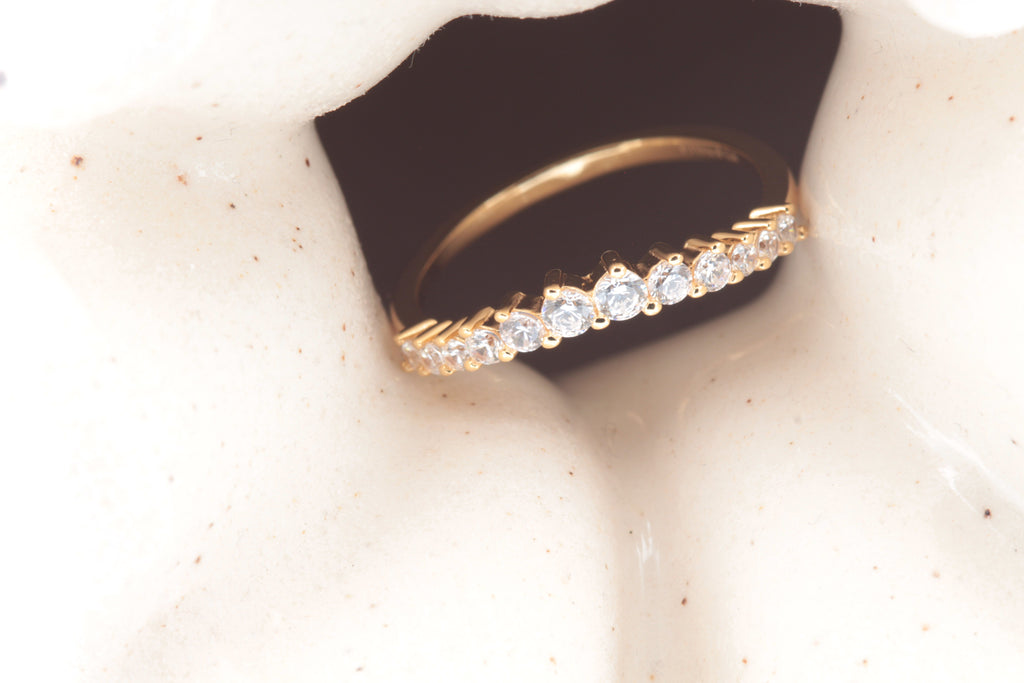 Celestine Crystal ring